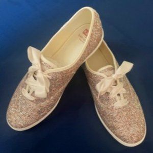 Keds x Kate Spade NY Champion Glitter Rose Gold Multi 11w WF62870